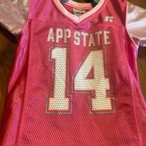 Russell Athletic Pink Appstate Jersey